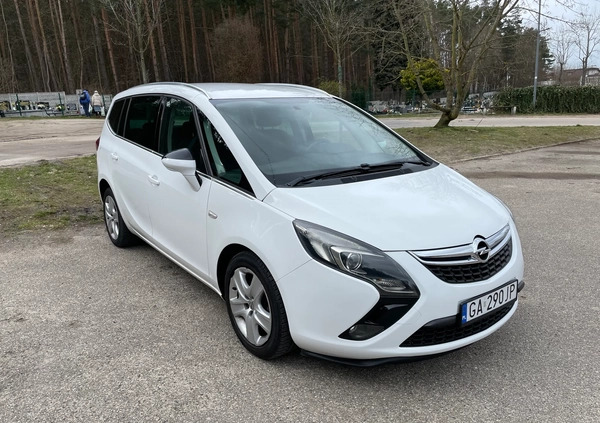 Opel Zafira cena 33900 przebieg: 266560, rok produkcji 2012 z Gdynia małe 137